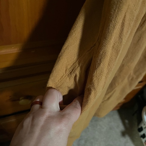 Universal Thread Tan Button-Front Dress - Picture 3 of 6